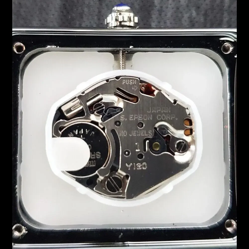 Pierre Lucerne 1888‎ Swiss Vermeil Inspired Tank Watch Blue